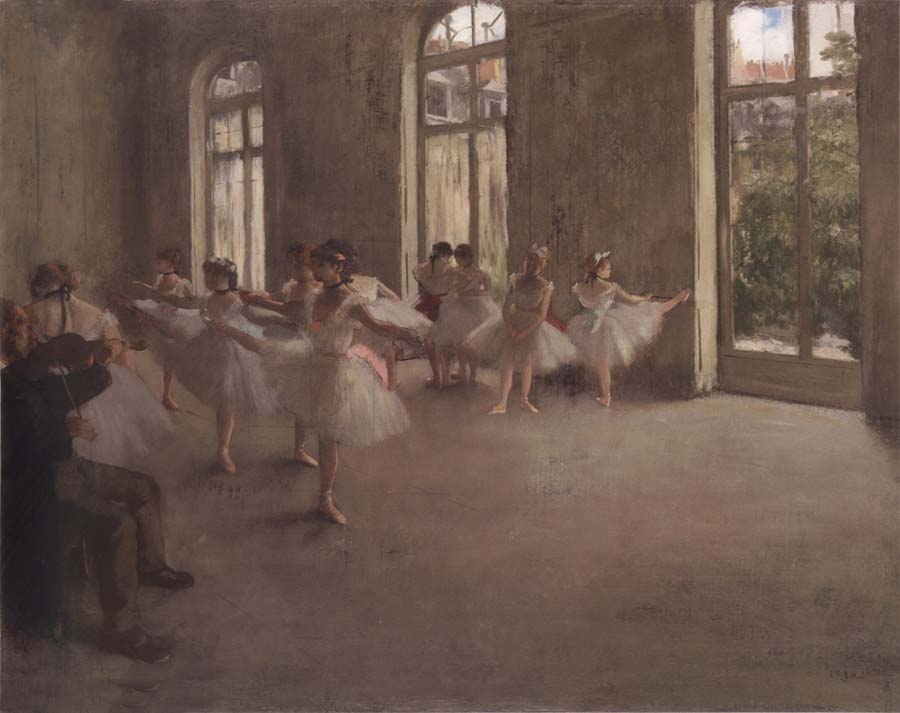 Edgar Degas The Rehearsal